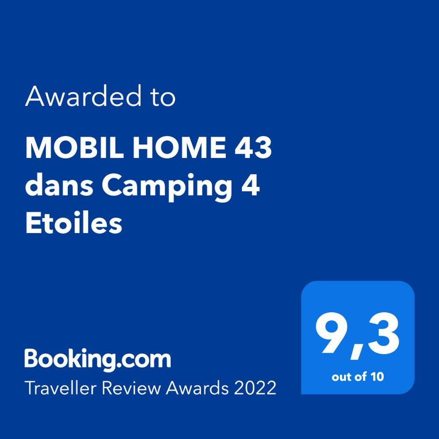 Mobil Home 43 Dans Camping 4 Etoiles Gastes Buitenkant foto