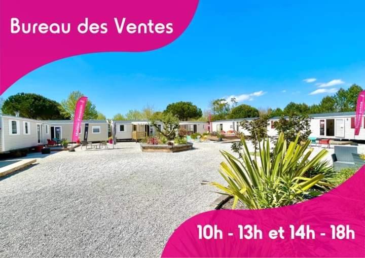 Mobil Home 43 Dans Camping 4 Etoiles Gastes Buitenkant foto